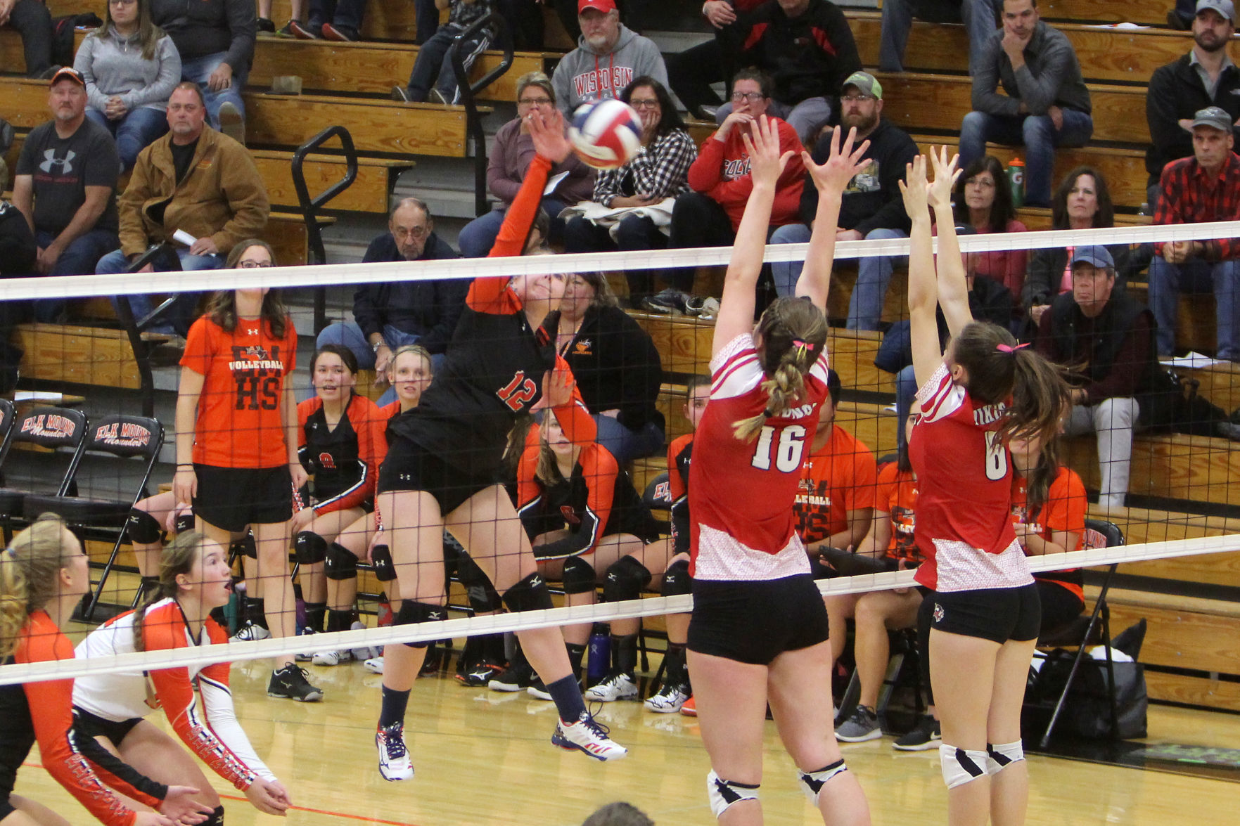 Colfax at Elk Mound volleyball 10-17-19